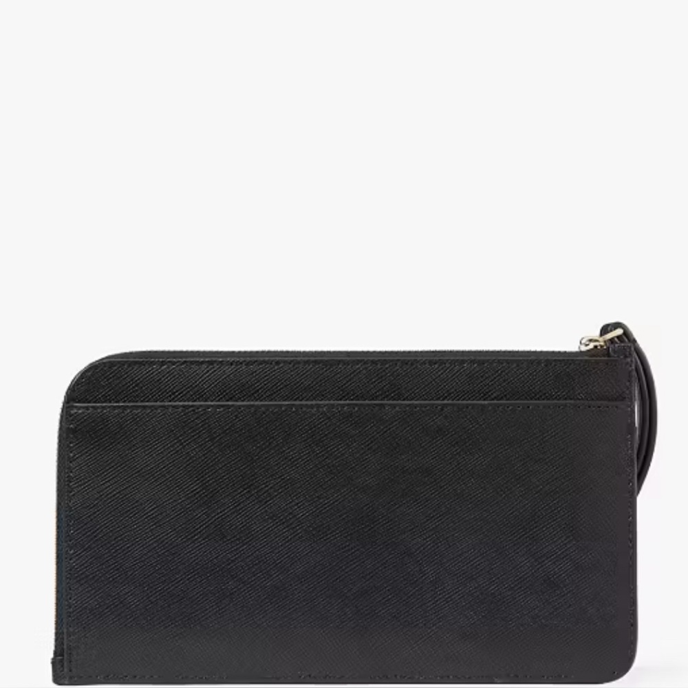 Kate Spade Lucy Medium LZip Black Wristlet NWT SOLD OUT - Picture 3 of 3